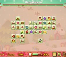 Christmas Mahjong free online game
